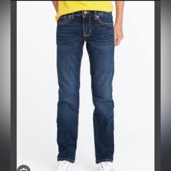 Old navy Skinny jean size 12 boys built in flex blue denim adjustable waist - Picture 1 of 6